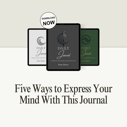 Rise Wave Daily Journal – 3-Edition Bundle (Fillable Digital PDFs) - Rise Wave